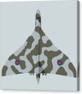 Vulcan Jet Bomber - Camouflage Canvas Print