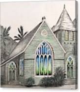 Waioli Huiia Church Canvas Print