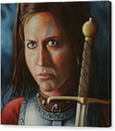 Warrior Maiden Canvas Print
