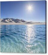 Water In The Desert Canvas Print