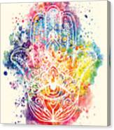 Watercolor - The Hamsa By Vart Canvas Print