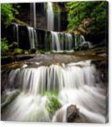 Waterfall In The Blue Ridge Mountains Canvas Print