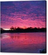 Waterville Sunrise 1.30.2021   8893 Canvas Print