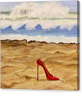 What A Heel Canvas Print