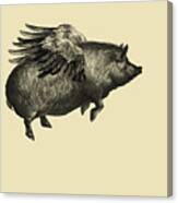 When Pigs Fly Canvas Print