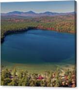 White Lake State Park Panorama - Tamworth, Nh Canvas Print