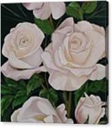 White Rose Tower Canvas Print