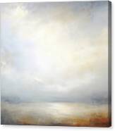 Wide Open Spaces Cool Whisper Canvas Print