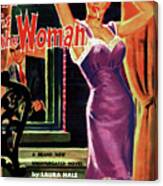 Wild Is The Woman - Pulp Art Cover Canvas Print