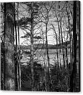 Winchester Lake Bw Canvas Print