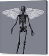 Winged Skeleton Canvas Print