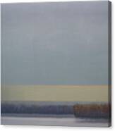 Winter Afternoon White Rock 2 Canvas Print