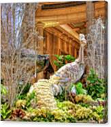 Winter Exotic Bird Palazzo, Las Vegas Canvas Print