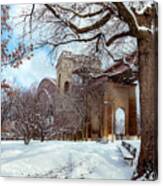 Winter In Astoria Park Canvas Print