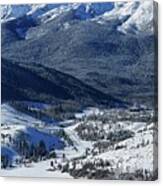 Winter In Summit County - Center Canvas Print