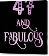 Fabulous Since Birthday Matching Family Gifts Tee Women 47 Years Old Fabulous Since October 1974 47th Birthday Throw Pillow 16x16 Multicolor 