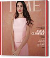 Women Of The Year - Amal Clooney Canvas Print