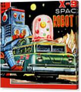 X-9 Space Robot Car Canvas Print