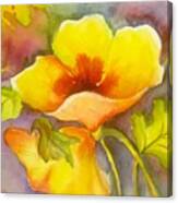 Yellow Delight Flower Canvas Print