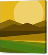 Yellow Sunshine Canvas Print