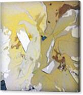 Yellow Tulip Abstract Canvas Print