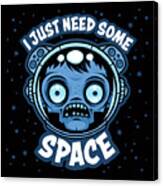 Zombie Astronaut Needs Some Space Canvas Print
