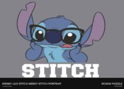 Disney Lilo Stitch Nerdy Stitch Portrait Jigsaw Puzzle by Arya Gaia -  Pixels Puzzles