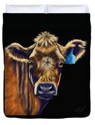 Cow Art - Lucky Number Seven Duvet Cover