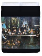 Fallen Last Supper Bad Guys Duvet Cover For Sale By Ylli Haruni
