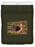 Frizzle Rooster Duvet Cover