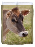 Jersey Cow Portrait Duvet Cover