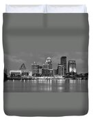 Louisville Skyline at Sunset - Kentucky Fleece Blanket