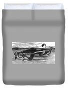 Richardsons Swimming Device 1880 Duvet Cover Richardsons Swimming Device 1880 Duvet Cover