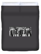 Rodeo Bums Duvet Cover by Michelle Wrighton