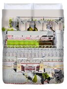 Upton Park Stadia Art West Ham United Fc Shower Curtain For Sale