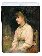 A Venetian Flower Girl Painting by Sir Samuel Luke Fildes - Fine Art ...