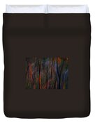 Ghost Trees At Sunset - Abstract Nature Photography Duvet Cover by Michelle Wrighton