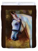 Horse Of Colour Duvet Cover by Michelle Wrighton