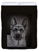 Noble - German Shepherd Dog Duvet Cover by Michelle Wrighton