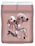 Bedlington Terrier Duvet Cover Bedlington Terrier Duvet Cover