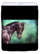 Dressage Dreams Duvet Cover by Michelle Wrighton