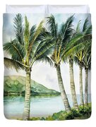 Flapping Palm Trees Framed Print by Han Choi - Printscapes