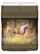 Gold In The Mist Duvet Cover by Michelle Wrighton
