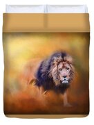 Lion - Pride Of Africa 3 - Tribute To Cecil Duvet Cover