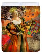 Vintage Taurus Gothic Whimsical Collage Woman Fantasy Duvet Cover Vintage Taurus Gothic Whimsical Collage Woman Fantasy Duvet Cover