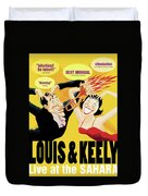 Louis Prima and Keely Smith Fleece Blanket by Imagery-at- Work