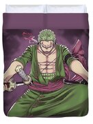 Roronoa Zoro One Piece #12 Duvet Cover by Enid Monahan - Pixels