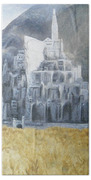 Minas Tirith, The White City Painting - Kingdom of Gondor Art Tapestry by  Aneta Soukalova - Fine Art America
