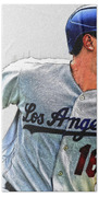 Will Smith - Catcher - Los Angeles Dodgers Onesie by Bob Smerecki - Pixels