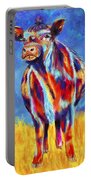 Colorful Angus Cow Portable Battery Charger